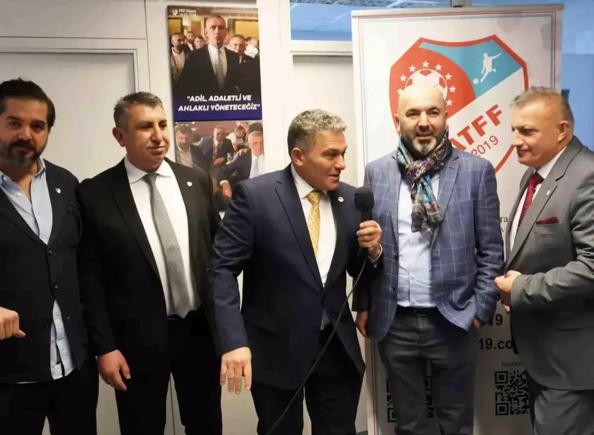 Ural Aküzüm, Avrupa Türk Futbol Federasyonu'nun yeni yönetim binasının açılışında