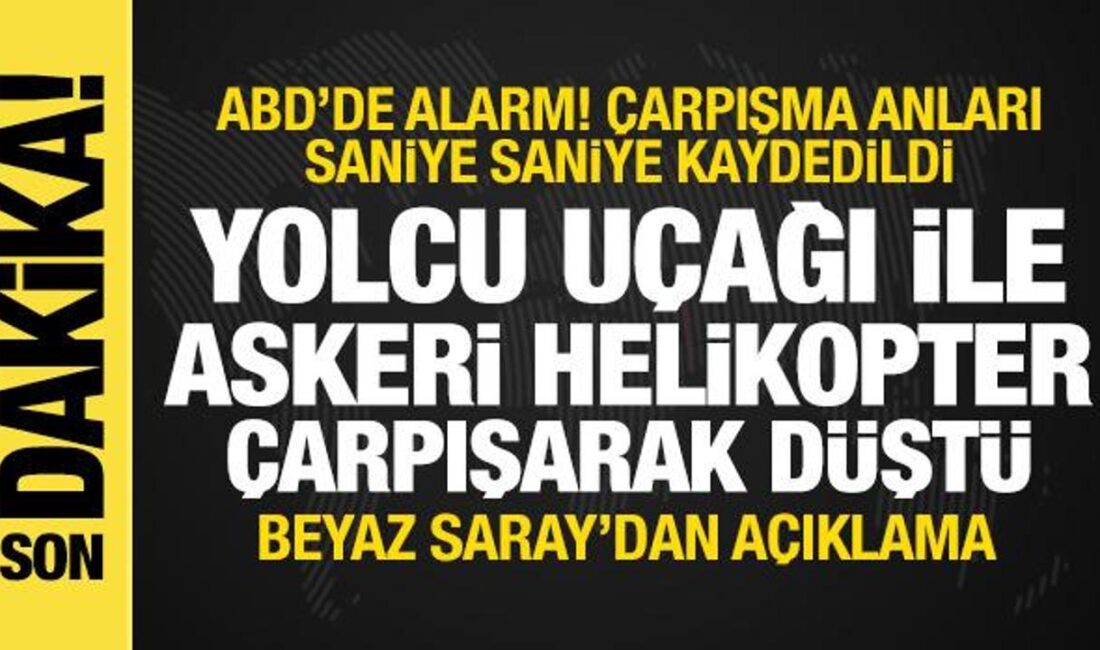 Washington'da meydana gelen uçak ve helikopter çarpışmasıyla ilgili tüm detaylar