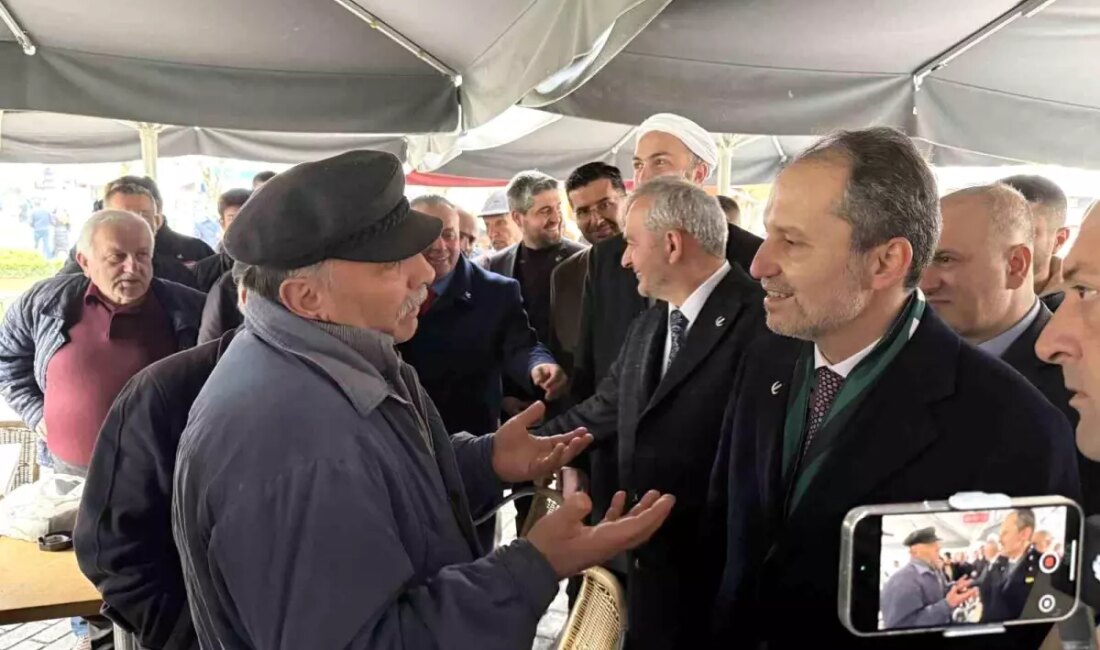 Yeniden Refah Partisi Genel Başkanı Fatih Erbakan, Sakarya'da önemli temaslarda