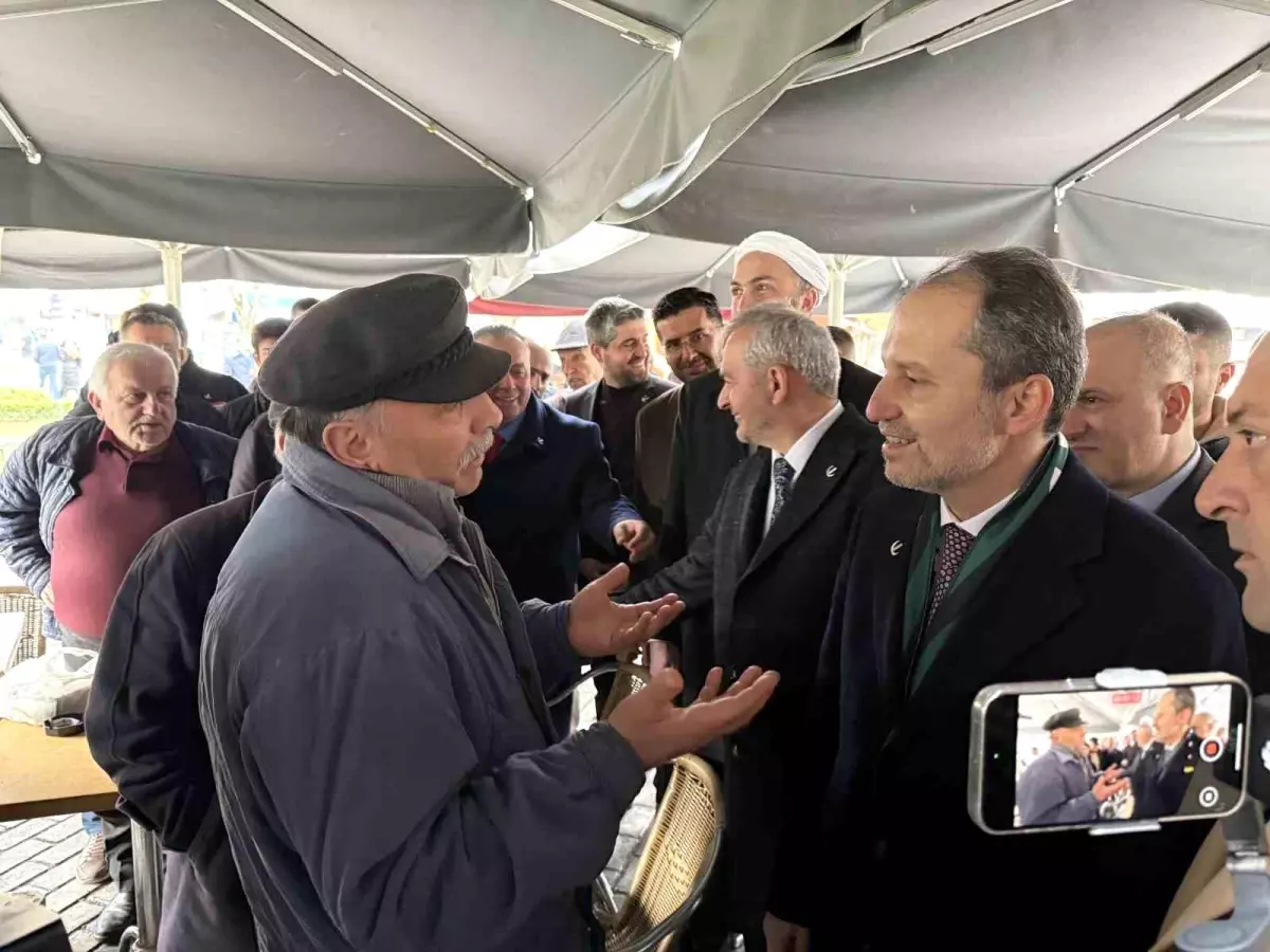 Yeniden Refah Partisi Genel Başkanı Fatih Erbakan, Sakarya'da önemli temaslarda