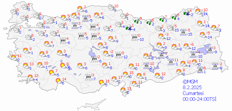 4 Şubat Hava Durumu Tahminleri