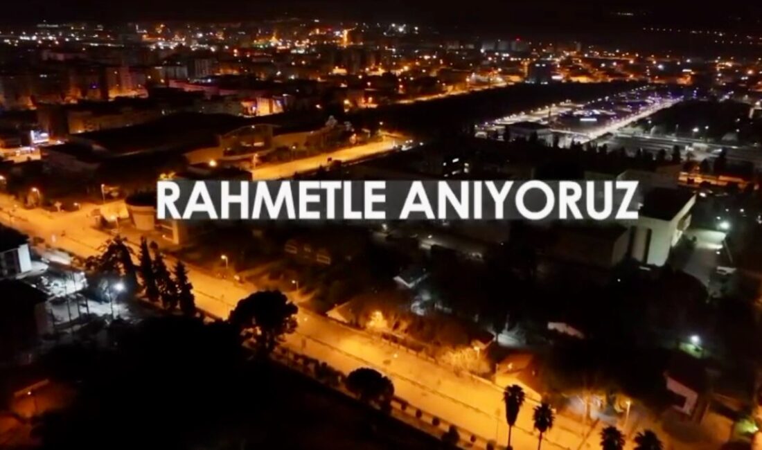 6 Şubat 2023 depreminin yıl dönümünde, hayatını kaybedenleri anmak ve