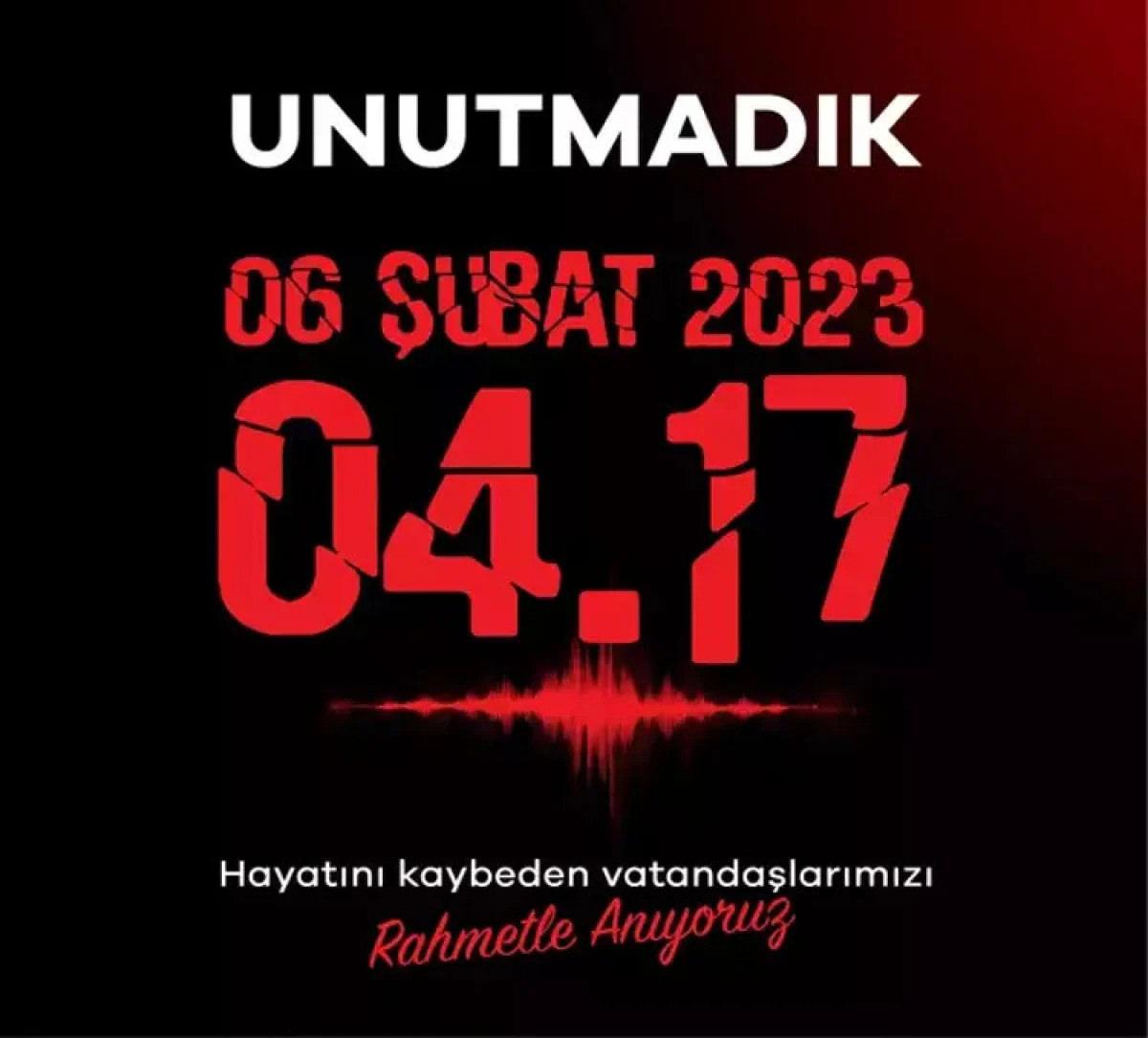 6 Şubat Kahramanmaraş Merkezli Depremin Yıldönümü: Anma Mesajları
