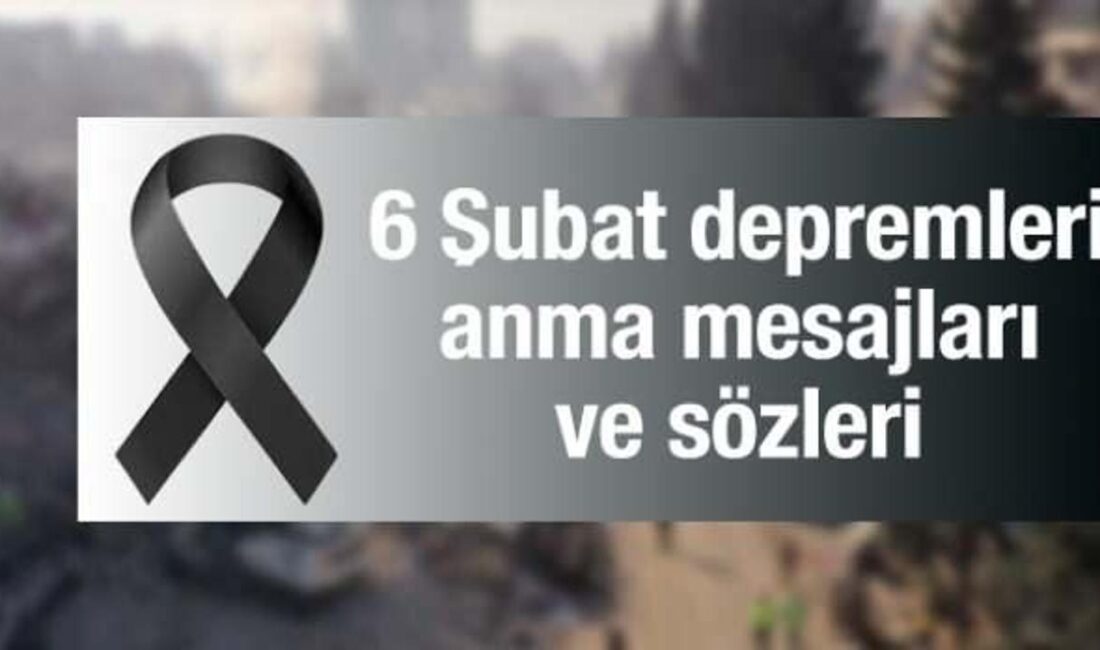 6 Şubat Kahramanmaraş merkezli depremin yıldönümünde, kaybettiklerimizi anmak ve dayanışma