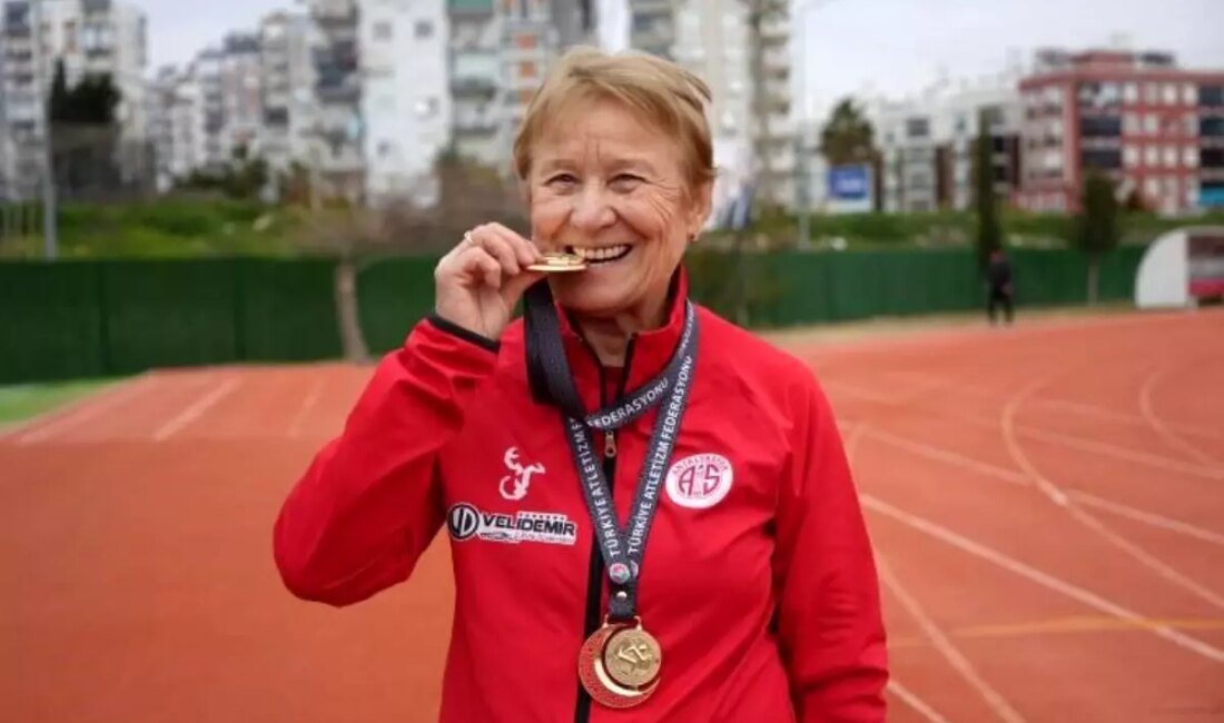 Çiçek Solon Şensoy, 82 yaşında Portekiz'deki Avrupa Masterler Atletizm Şampiyonası'na