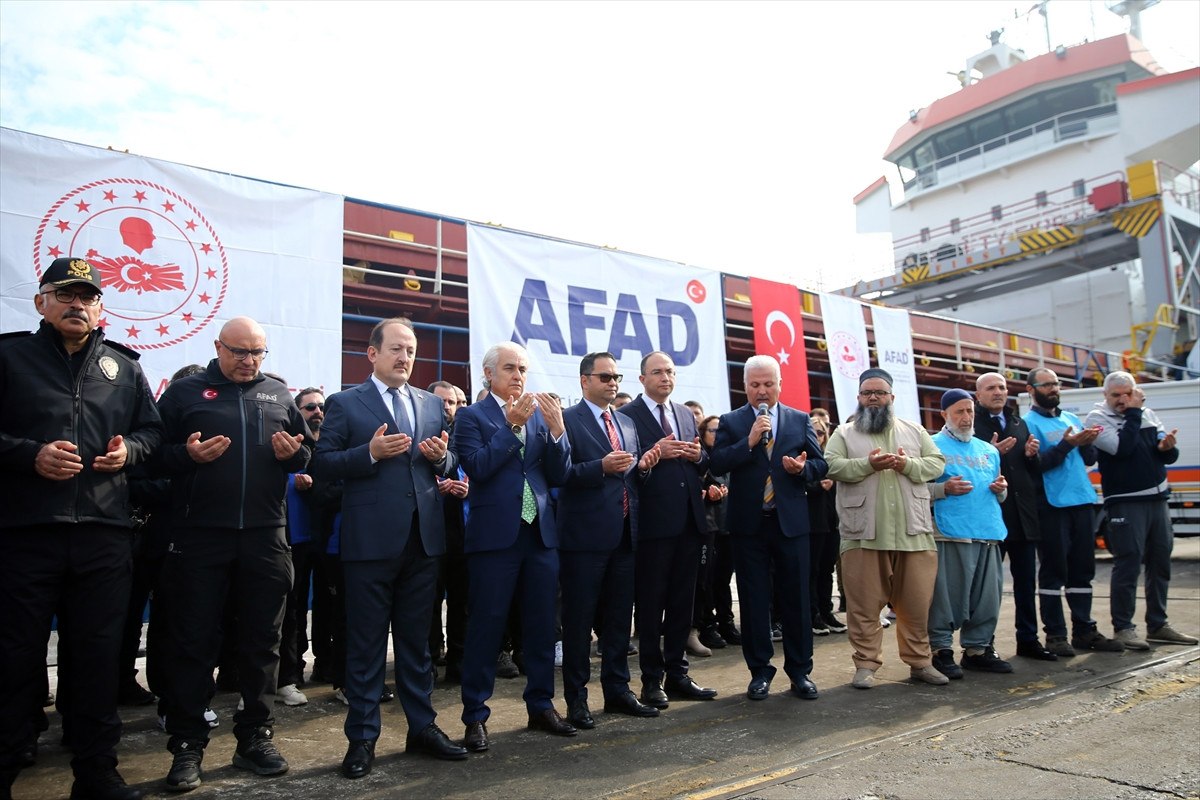 AA Türkiye'den Gazze'ye İnsani Yardım Gönderiliyor
