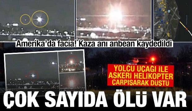 ABD'de Yolcu Uçağı ve Askeri Helikopterin Çarpışması: 67 Kişi Hayatını Kaybetti