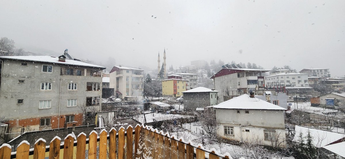 DHA Adana'da Kar Yağışı Başladı