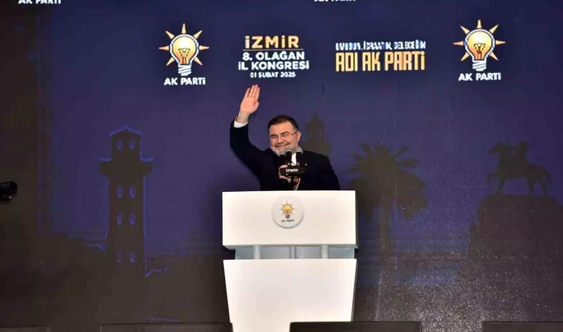 AK Parti İzmir 8'inci Olağan İl Kongresi, büyük bir coşkuyla