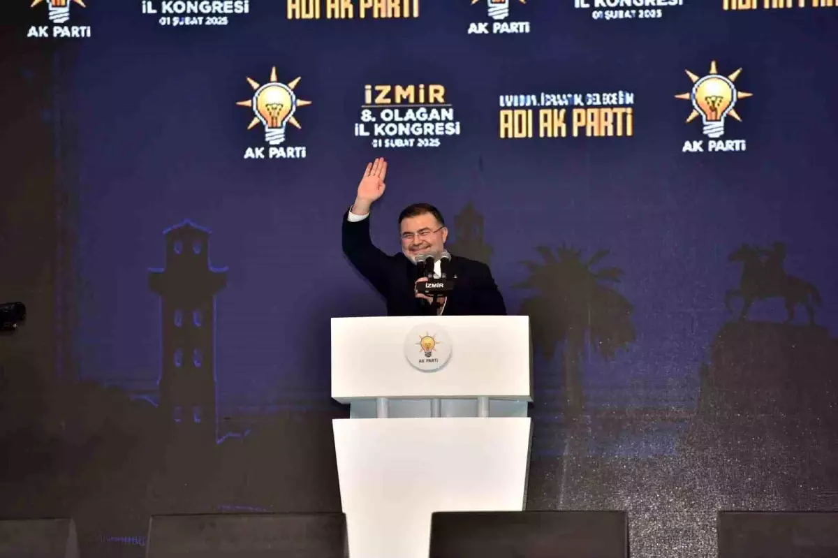AK Parti İzmir 8'inci Olağan İl Kongresi, büyük bir coşkuyla