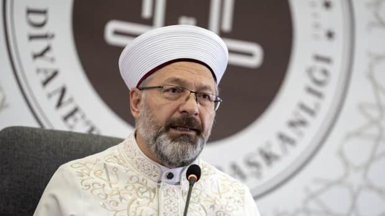 Diyanet İşleri Başkanı Ali Erbaş, Kahramanmaraş'ta meydana gelen depremlerle ilgili