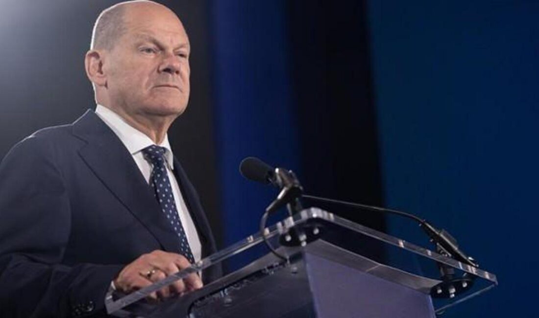 Almanya Başbakanı Olaf Scholz, ABD'nin tarife uygulamalarına karşı sert bir