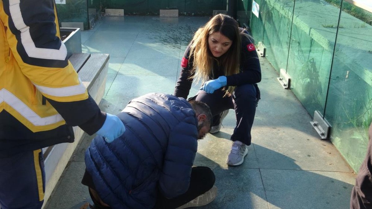 Antalya'da Alkollü Şahsın Baygın Halleri
