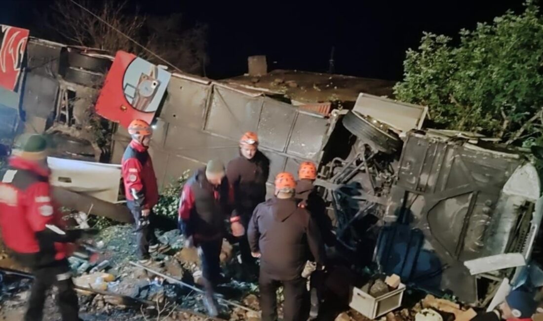 Antalya'da meydana gelen üzücü otobüs kazası, yine can kaybı ve