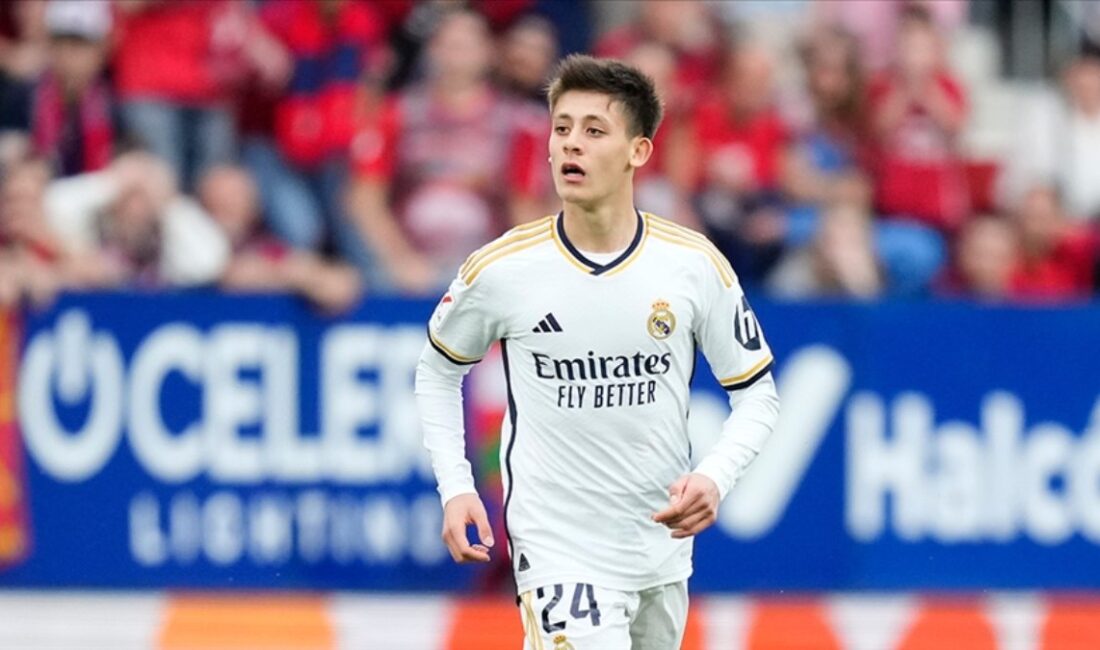Real Madrid forması giyen Arda Güler, son dört resmi maçta