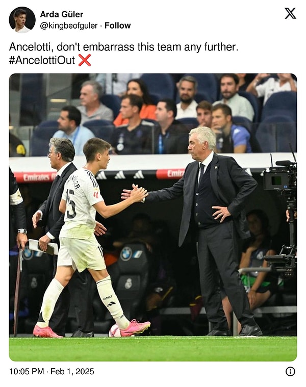 Arda Güler Tartışmaları ve Ancelotti Eleştirileri