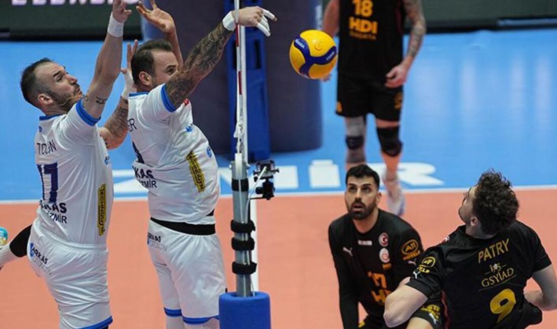 Arkas Spor, Galatasaray HDI Sigorta'yı 3-1 mağlup ederek önemli bir