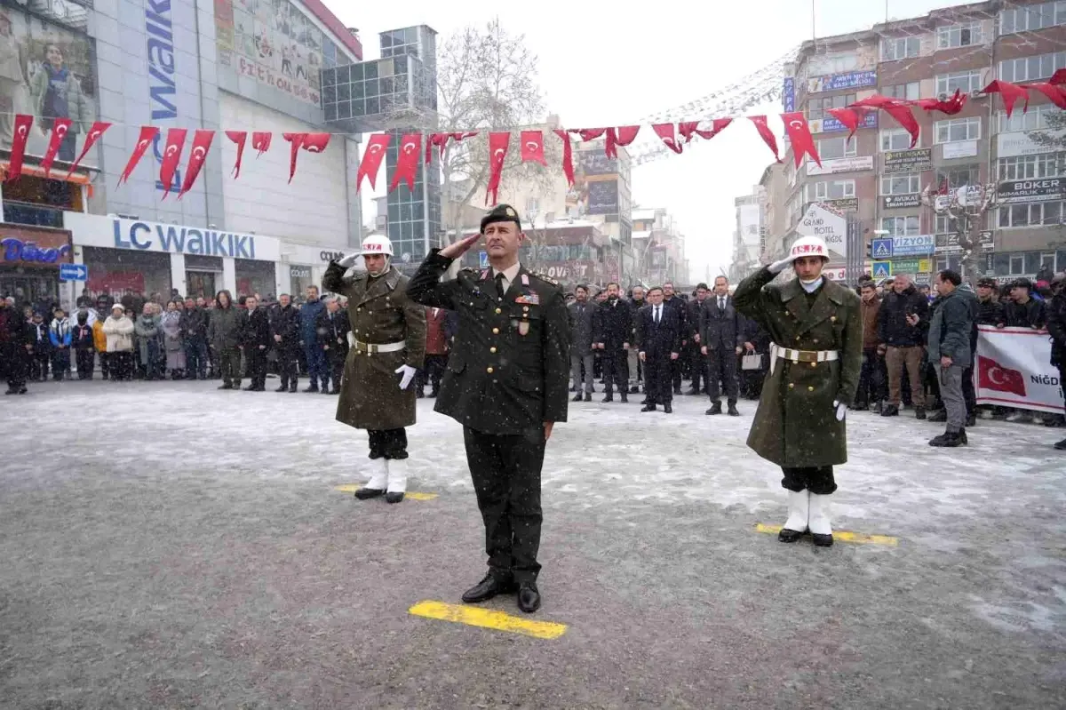 Atatürk'ün Niğde'ye gelişinin 91. yıldönümü, coşkuyla kutlandı. Törenler ve etkinliklerle