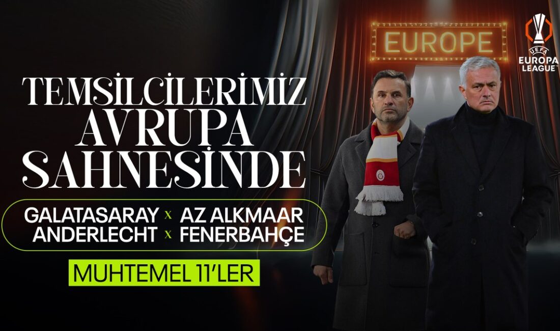 Avrupa Ligi'nde play-off heyecanı sürüyor. Temsilcilerimiz Fenerbahçe ve Galatasaray çeşit
