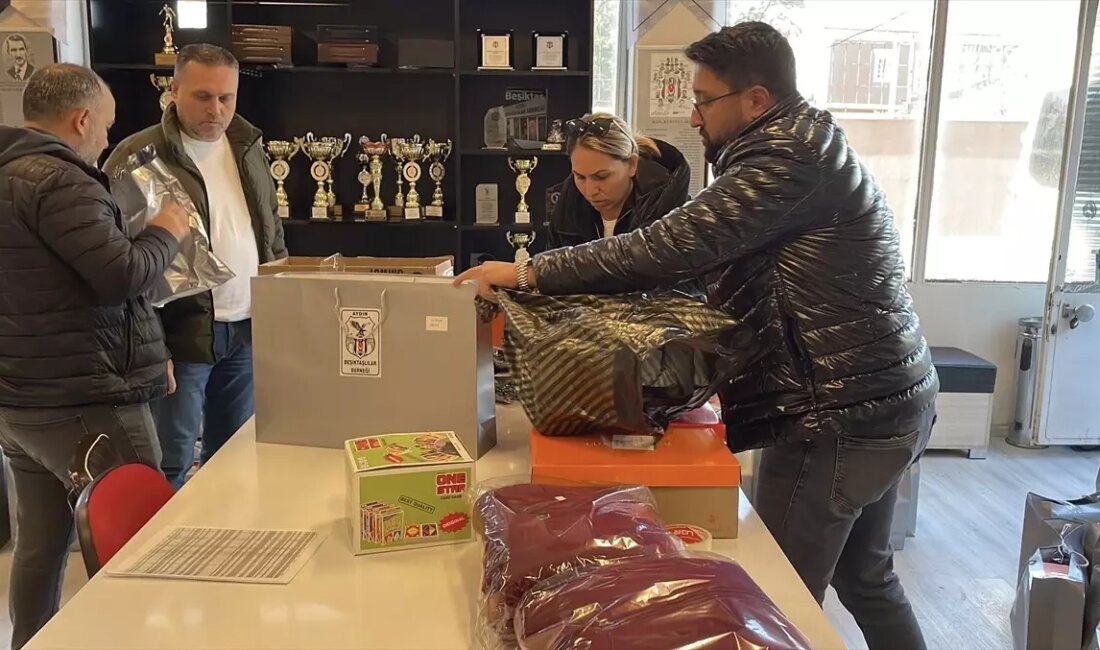 Aydın Beşiktaşlılar Derneği, Hatay'a yardım eli uzatarak dayanışmanın gücünü gösteriyor.