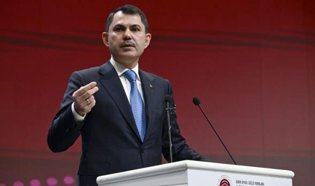 Çevre, Şehircilik ve İklim Değişikliği Bakanı Murat Kurum çalışmalara ilişkin,