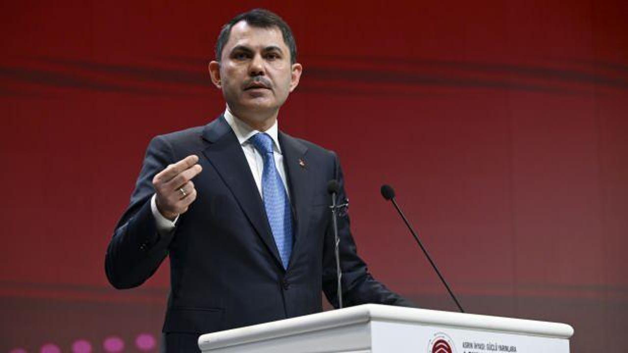Çevre, Şehircilik ve İklim Değişikliği Bakanı Murat Kurum çalışmalara ilişkin,