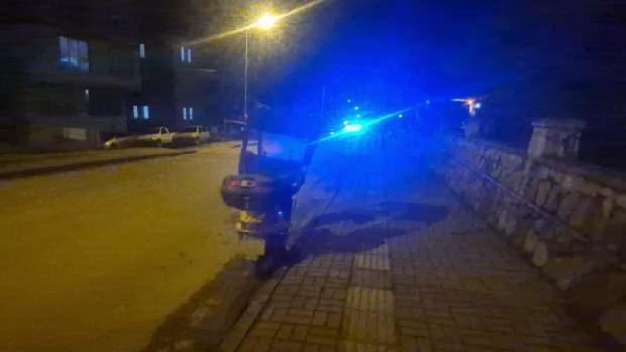 Bartın'da meydana gelen motosiklet kazası, bir yayaya çarpma olayı ile