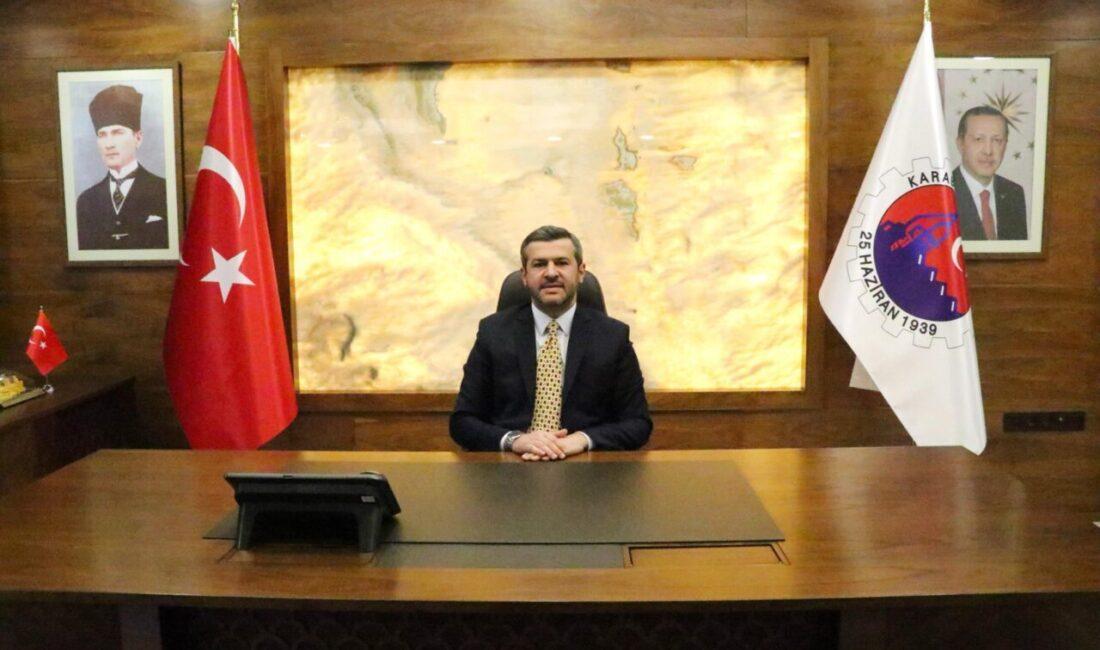 Karabük Belediye Başkanı Özkan Çetinkaya, Berat Kandili dolayısıyla bir mesaj