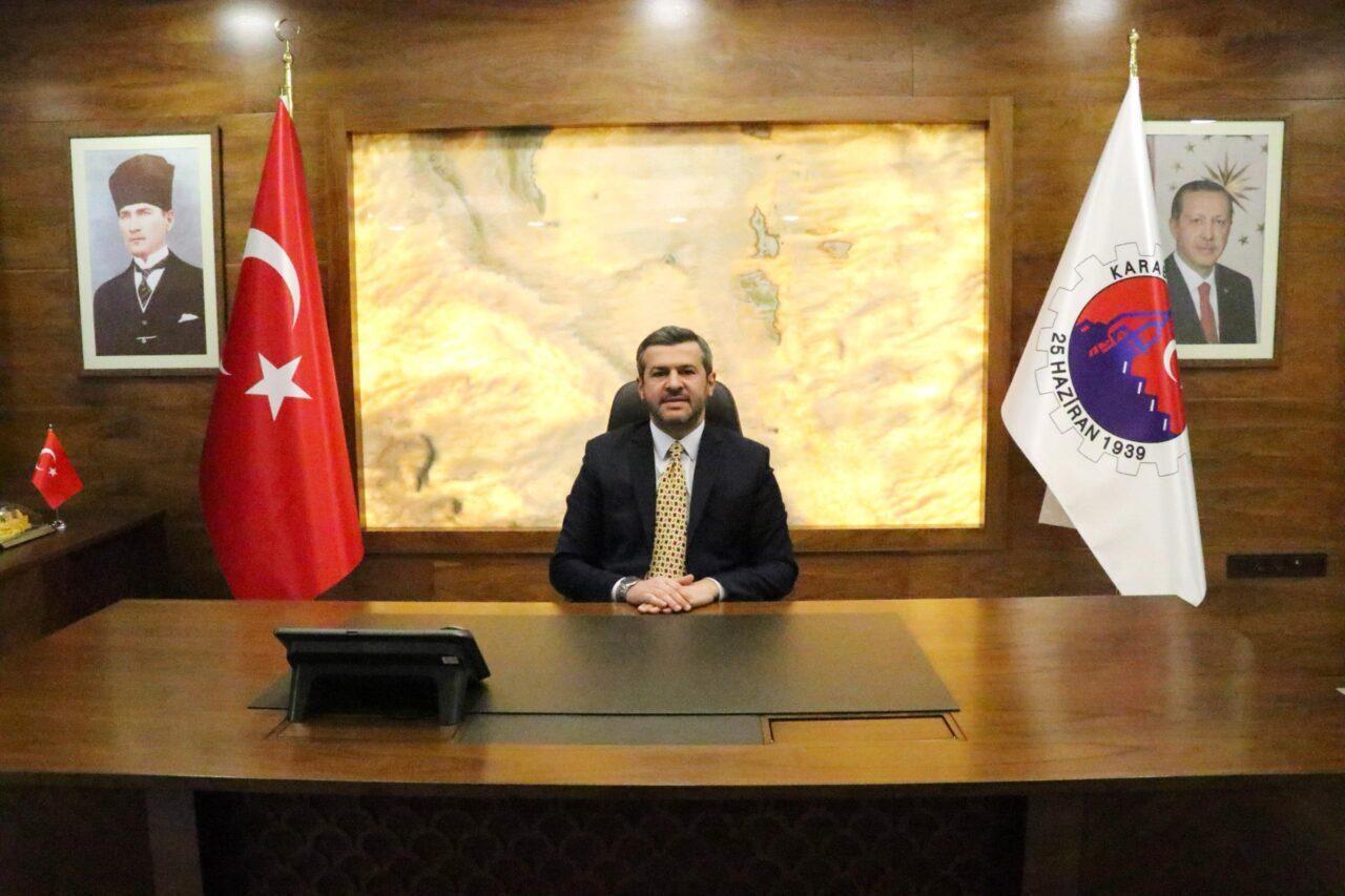 Karabük Belediye Başkanı Özkan Çetinkaya, Berat Kandili dolayısıyla bir mesaj