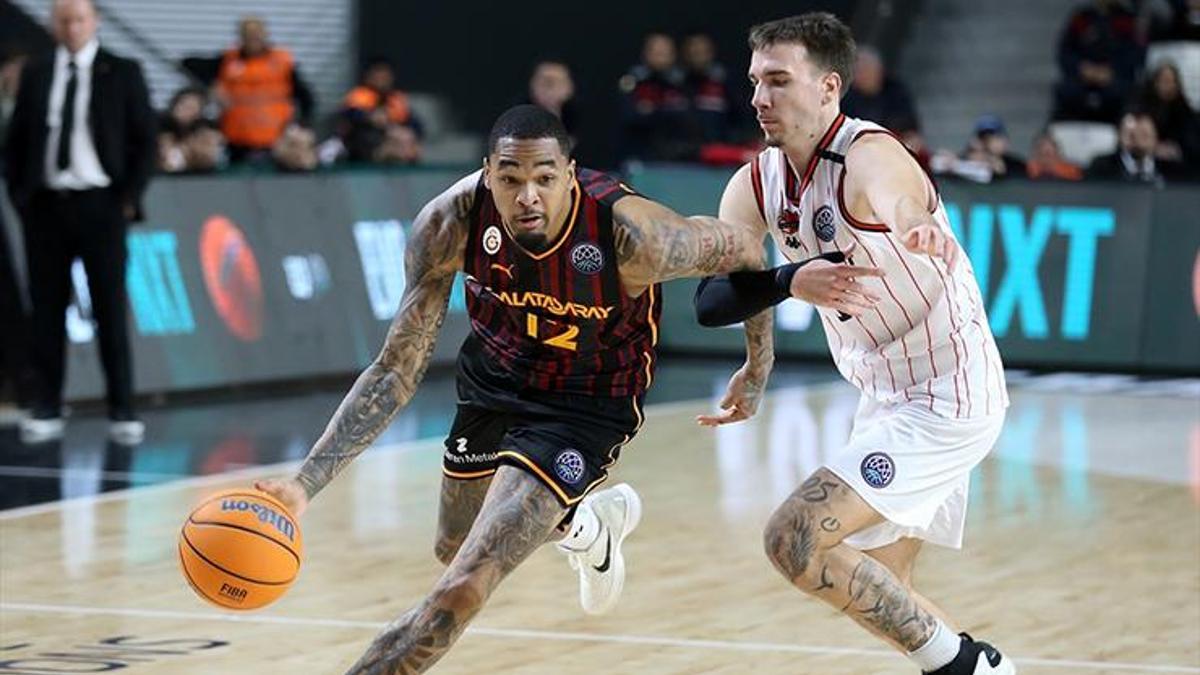 Basketbol Şampiyonlar Ligi'nde heyecan dolu bir mücadele! Manisa Basket, Galatasaray'a