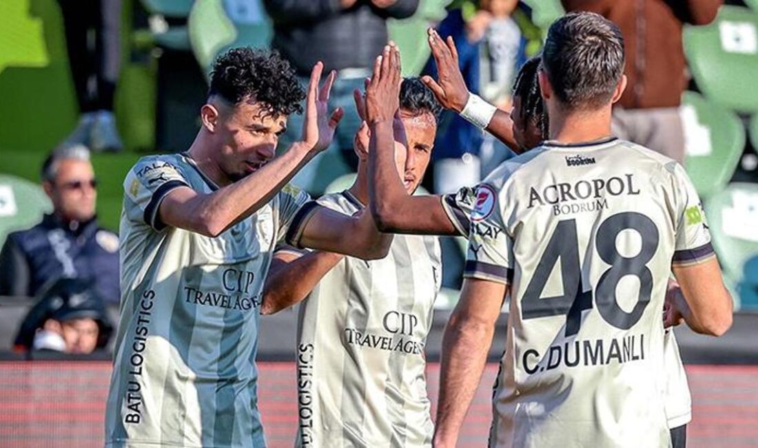 Bodrum FK, Antalyaspor ile oynadığı karşılaşmada 3-1 galip gelerek çeyrek