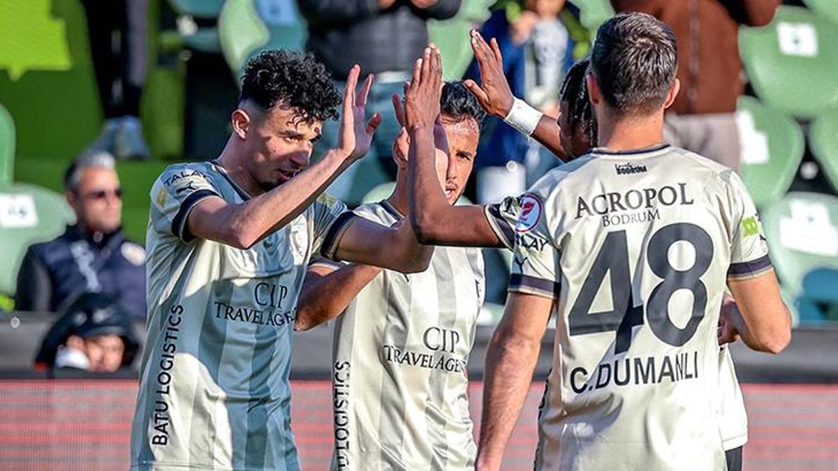Bodrum FK, Antalyaspor ile oynadığı karşılaşmada 3-1 galip gelerek çeyrek