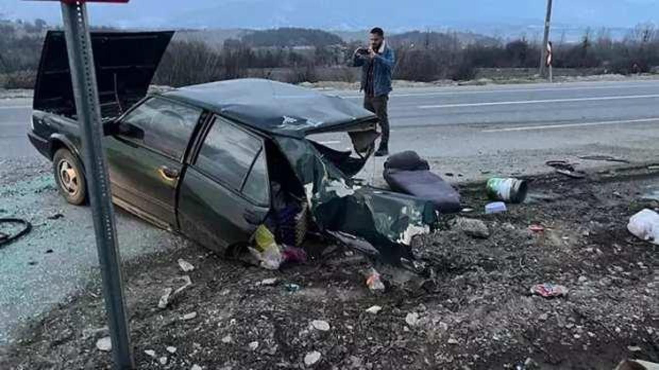 Bolu'da meydana gelen korkunç kaza, iki aracın çarpışması sonucu gerçekleşti.