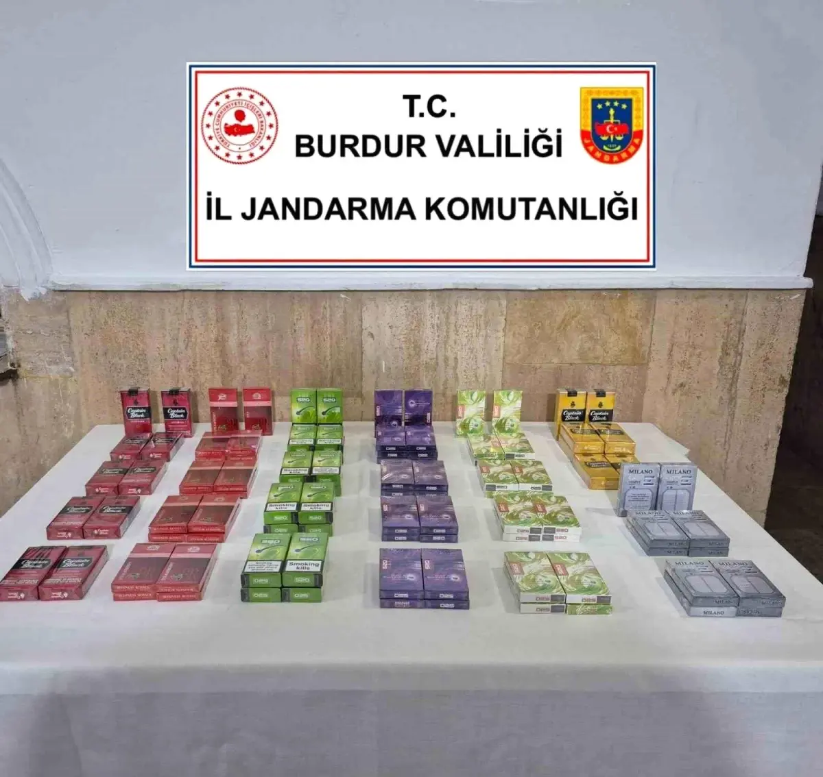 Burdur İl Jandarma Komutanlığı'nın Ocak ayı operasyonları, güvenlik önlemleri ve