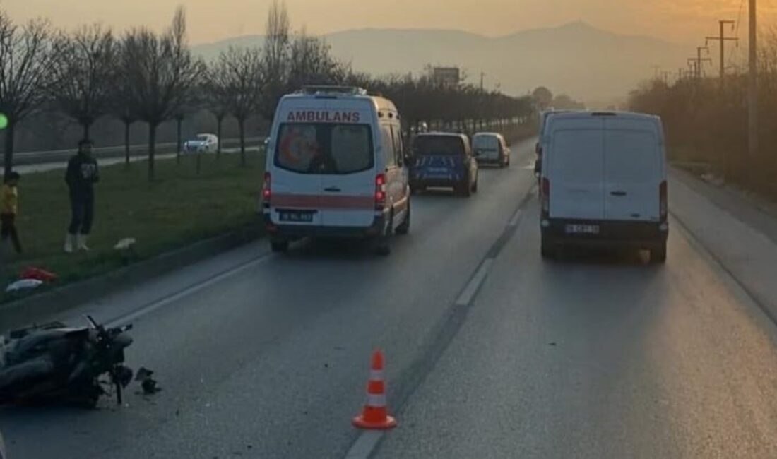 Bursa'da meydana gelen motosiklet kazasında Dilek Ergier, hayati tehlike ile