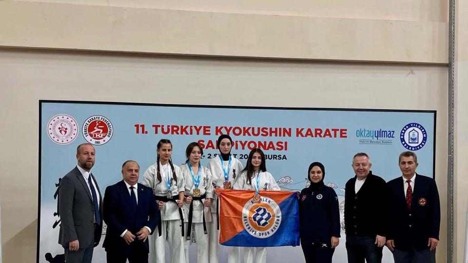 11. Türkiye Kyokushin Karate Şampiyonası'nda Başarı