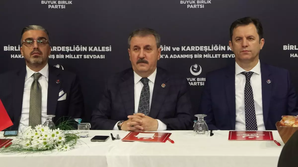 Büyük Birlik Partisi, terörle mücadele ve Gazze konusundaki görüşlerini paylaştı.