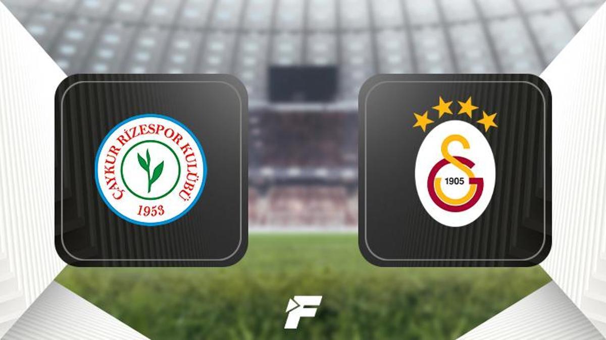 Galatasaray, Muhteşem Lig'in 24. haftasında zorlu Çaykur Rizepor deplasmanında 3