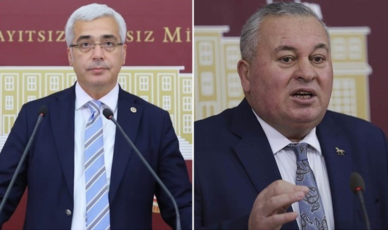 Demokrat Parti'den istifa eden İzmir Milletvekili Salih Uzun ve İstanbul