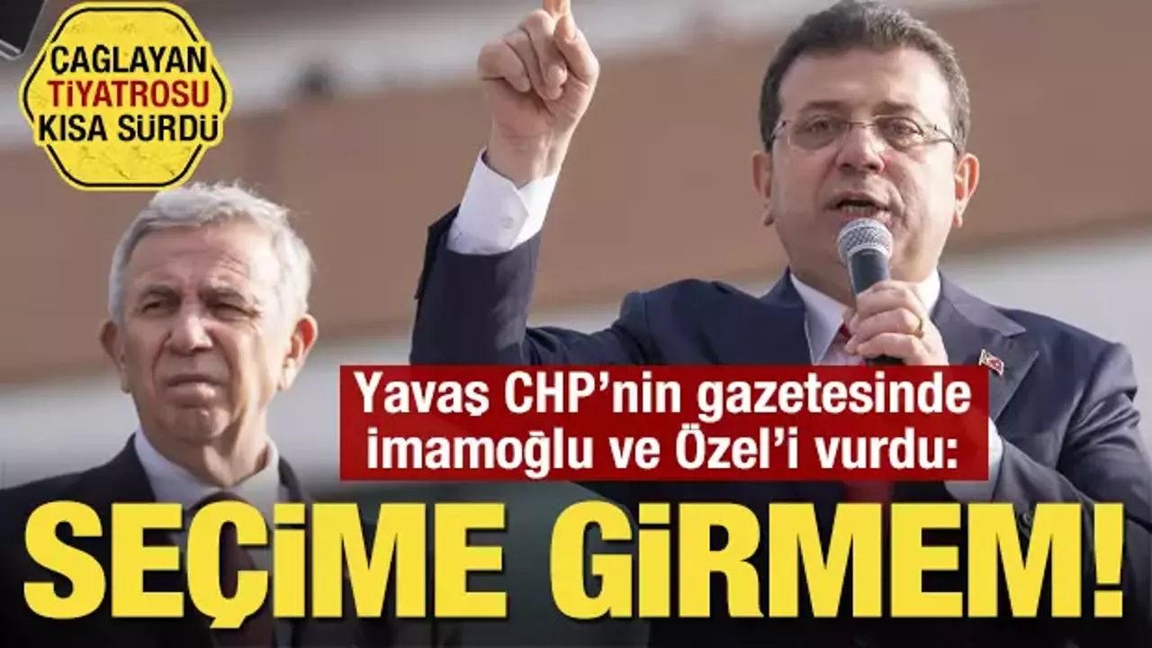 CHP Genel Başkanı Özgür Özel'in Erken Seçim Vurgusu