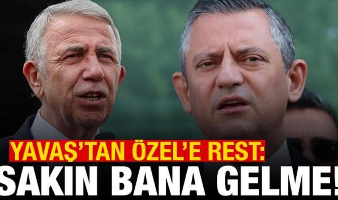 CHP'de Cumhurbaşkanı adaylığı için Mansur Yavaş ve Özgür Özel arasında