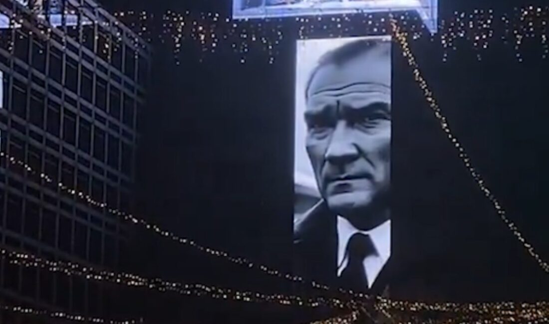 CHP'li Ankara Büyükşehir Belediyesi, Atatürk'ün anısını yaşatmak amacıyla özel görüntüler