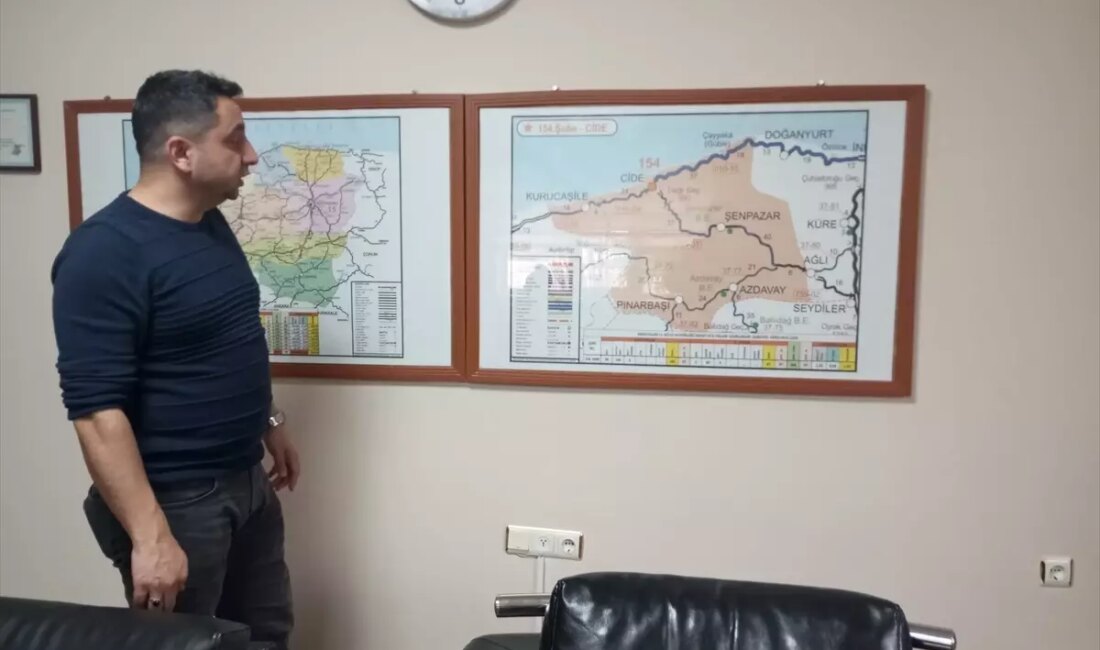 Cide'de altyapı ve gençlik projeleri üzerine gerçekleştirilen iş birliği ziyareti,