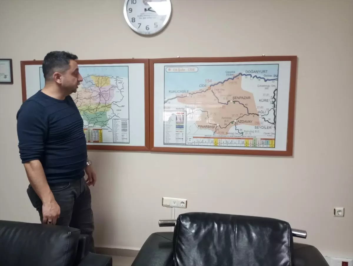 Cide'de altyapı ve gençlik projeleri üzerine gerçekleştirilen iş birliği ziyareti,