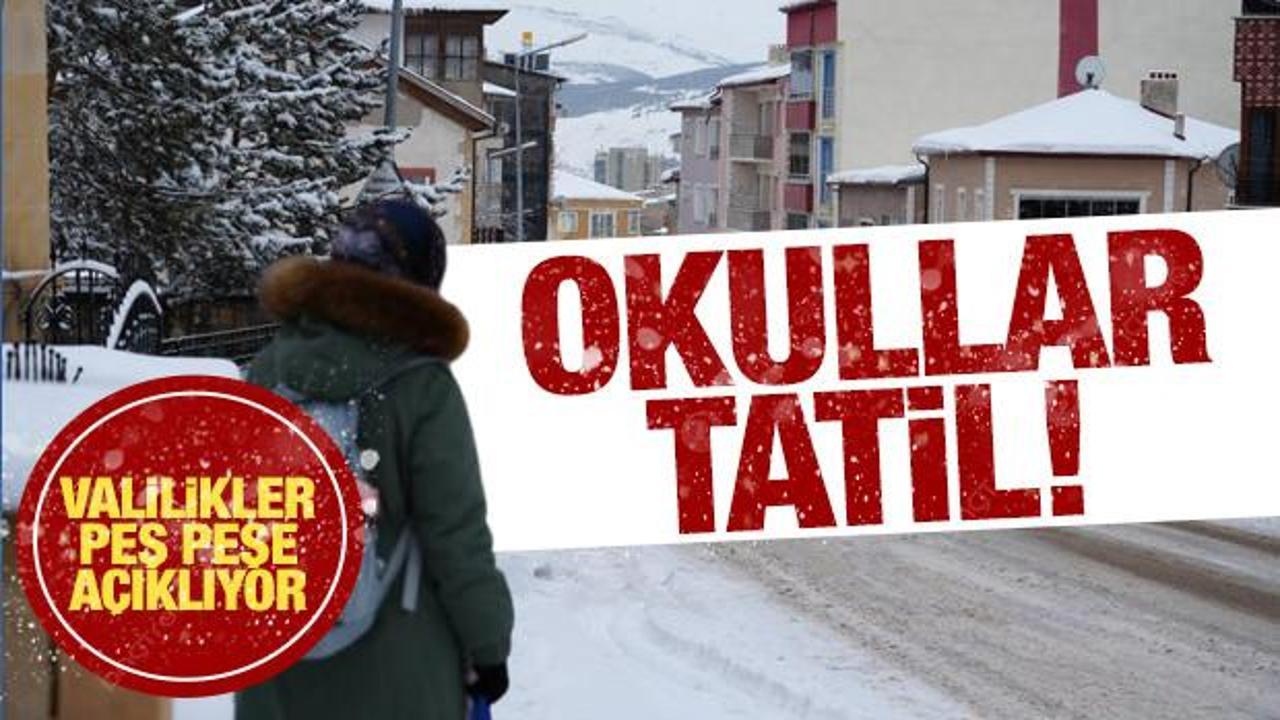 Meteoroloji Genel Müdürlüğü (MGM) tarafından yapılan uyarıların ardından kar yağışı