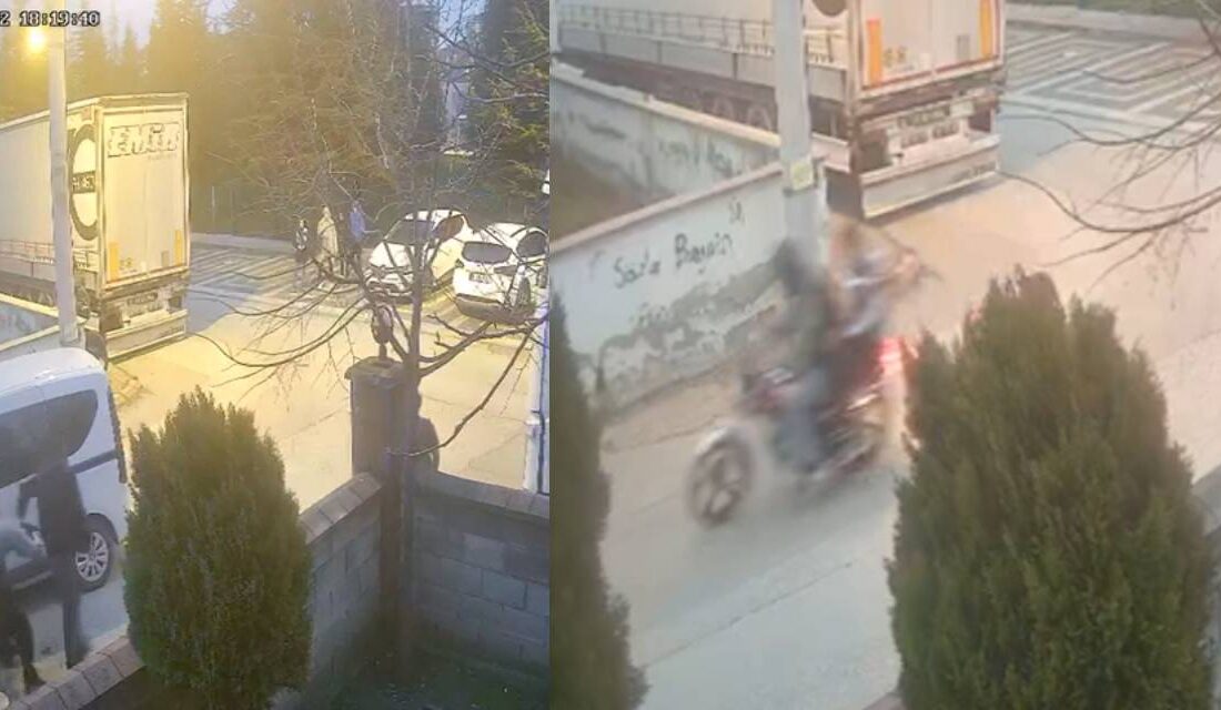 Bursa'nın İnegöl ilçesinde sokakta sohbet eden genç kızların yanından geçerken