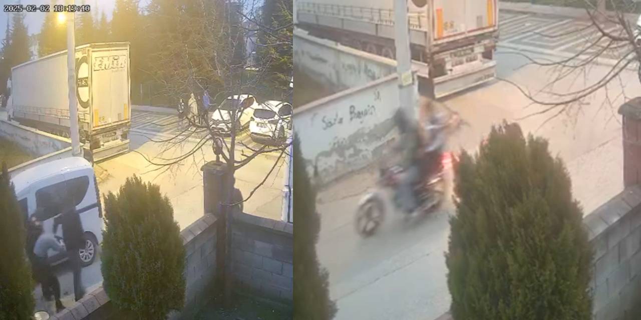 Bursa'nın İnegöl ilçesinde sokakta sohbet eden genç kızların yanından geçerken