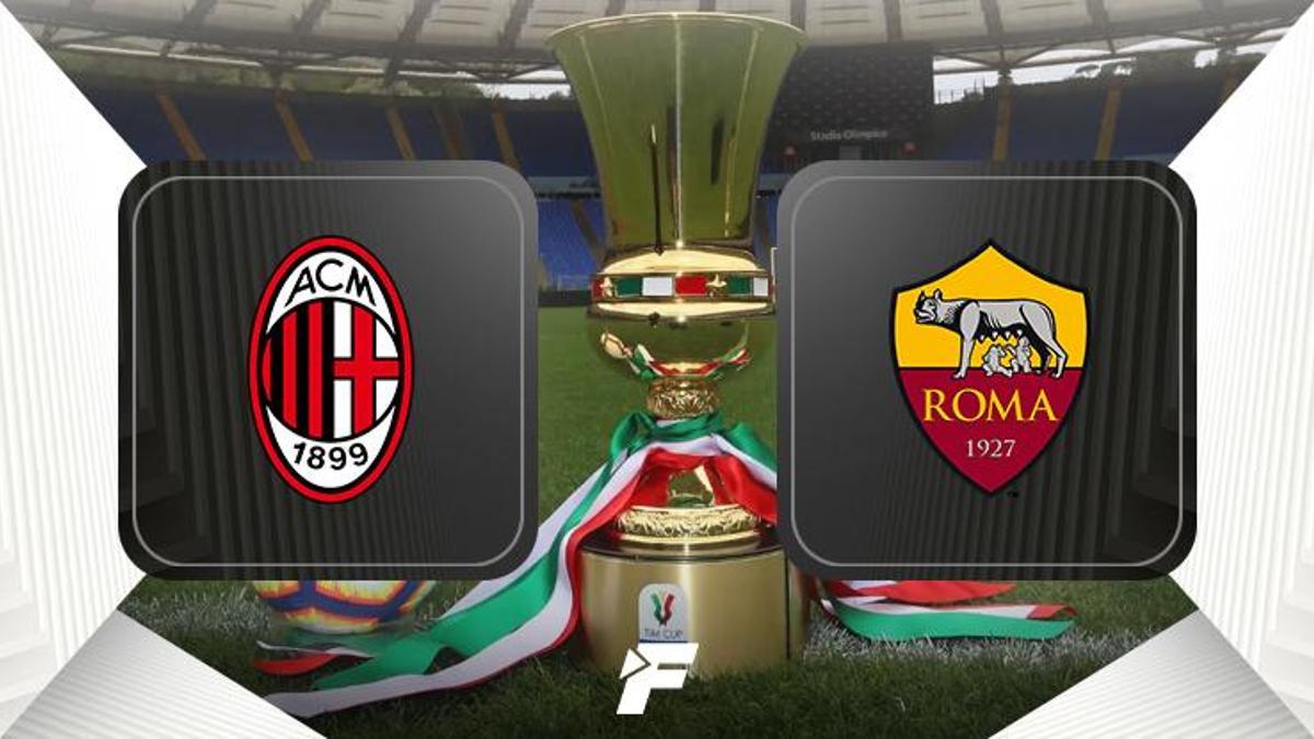Coppa Italia yarı finalinde Milan ve Roma, kupayı kazanmak için