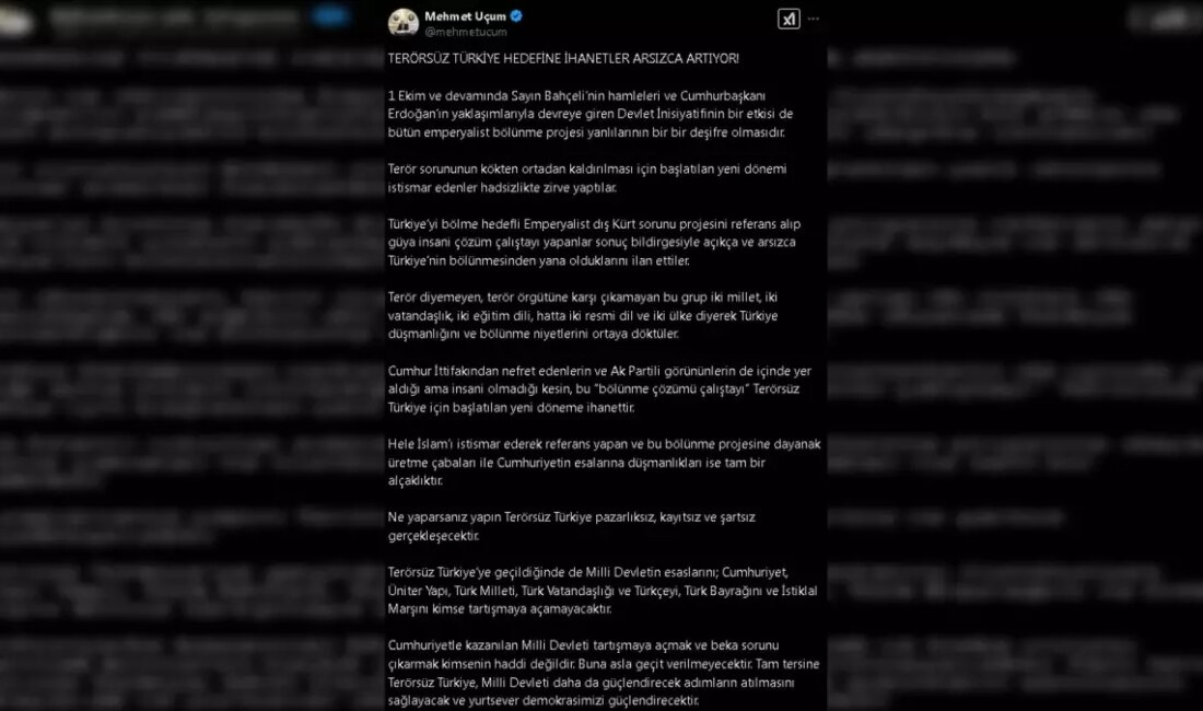 CUMHURBAŞKANI Başdanışmanı ve Cumhurbaşkanlığı Hukuk Politikaları Kurulu Başkanvekili Mehmet Uçum,
