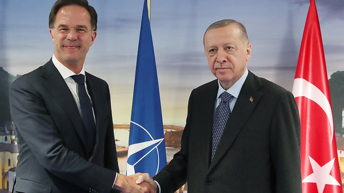 Cumhurbaşkanı Recep Tayyip Erdoğan, NATO Genel Sekreteri Mark Rutte ile